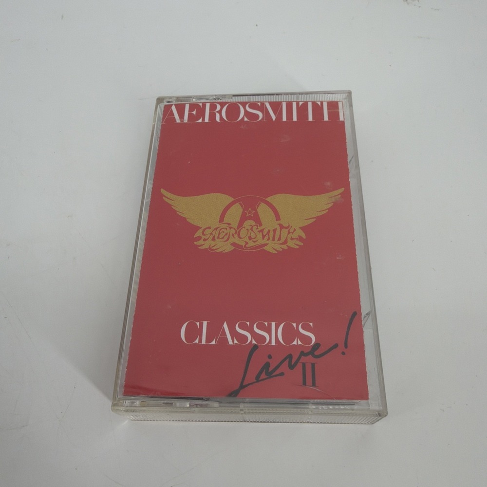 Aerosmith - Classics Live II 2 - Cassette Tape 1987 1993CBS Records Classic Rock